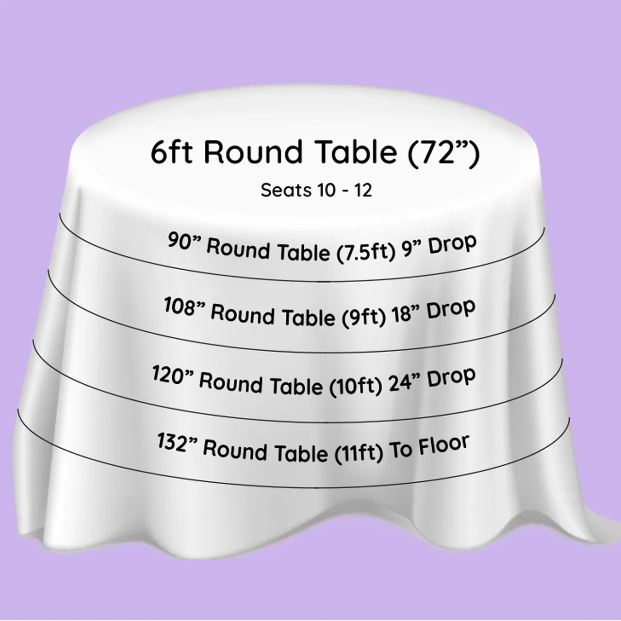 Linen - 6ft Round Table