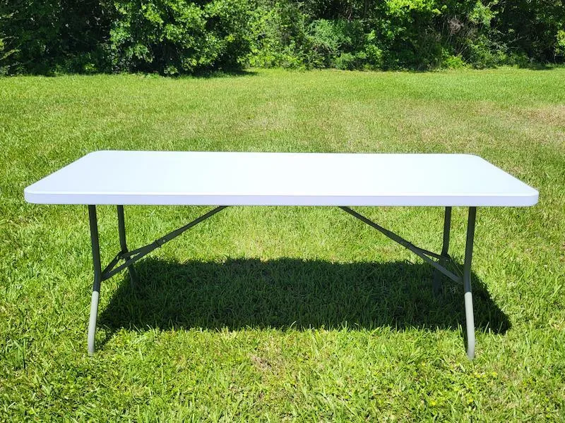 6' x 30" Rectangular Folding Table