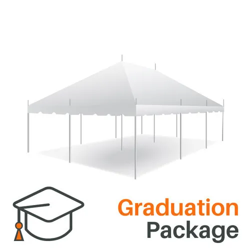 20x40 High Peak Graduation Package