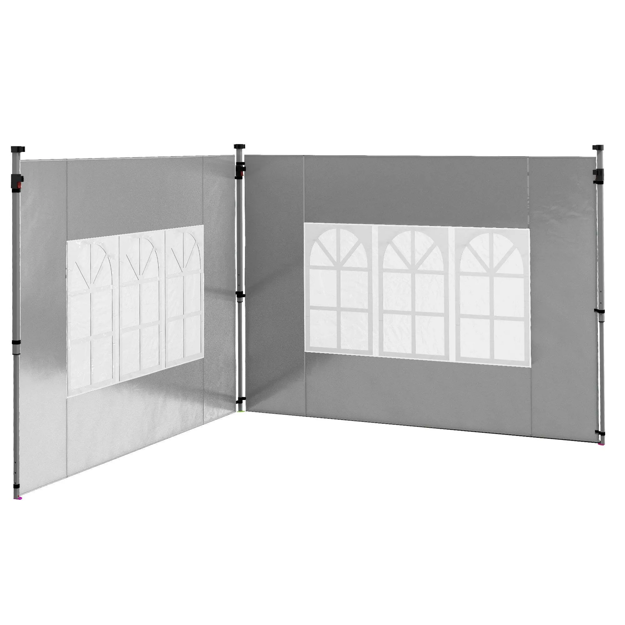 Seitenteile Pavillon (3x6m) 