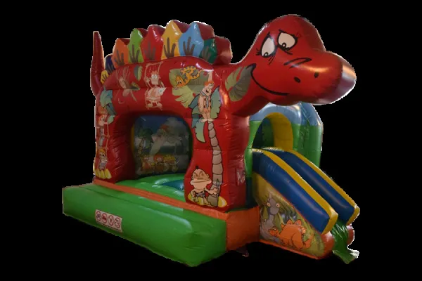 PROFI-Hüpfburg "Dino" mit Rutsche
