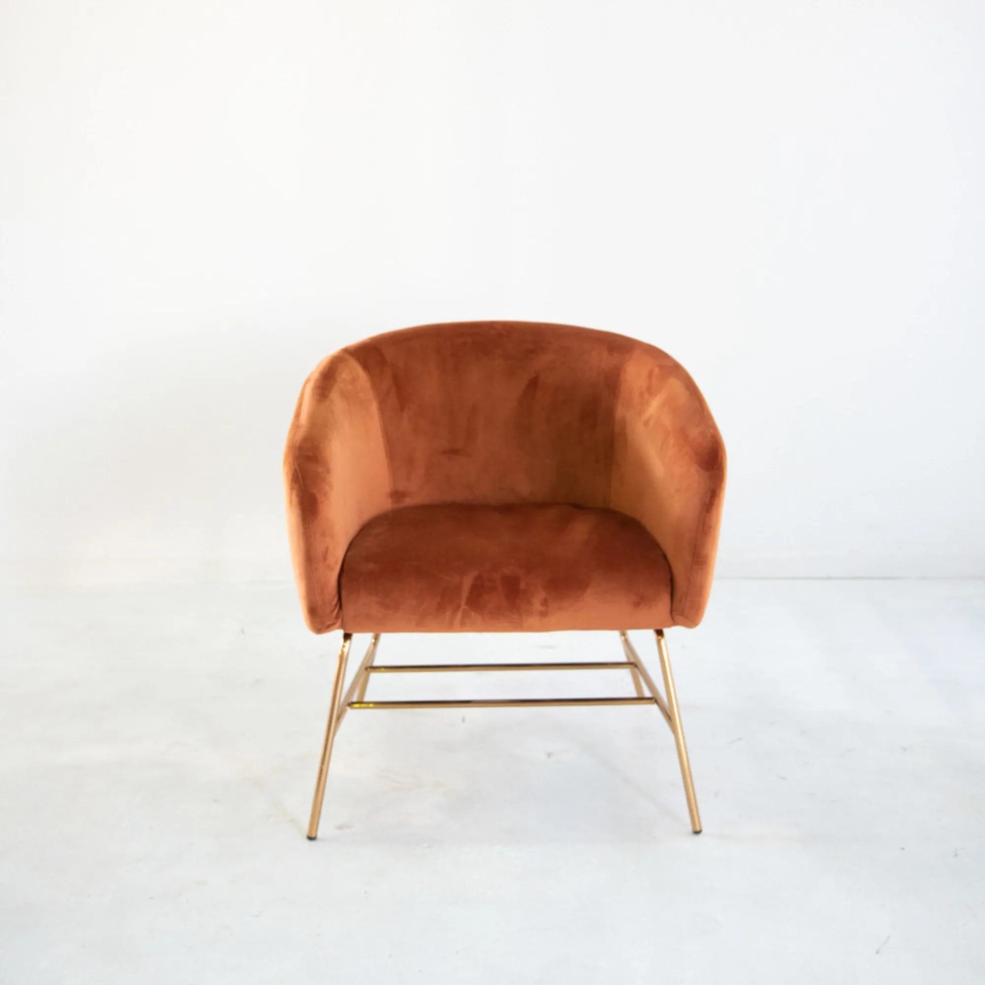 Burnt Orange Arm Chair Gold Coast Wedding & Event Hire