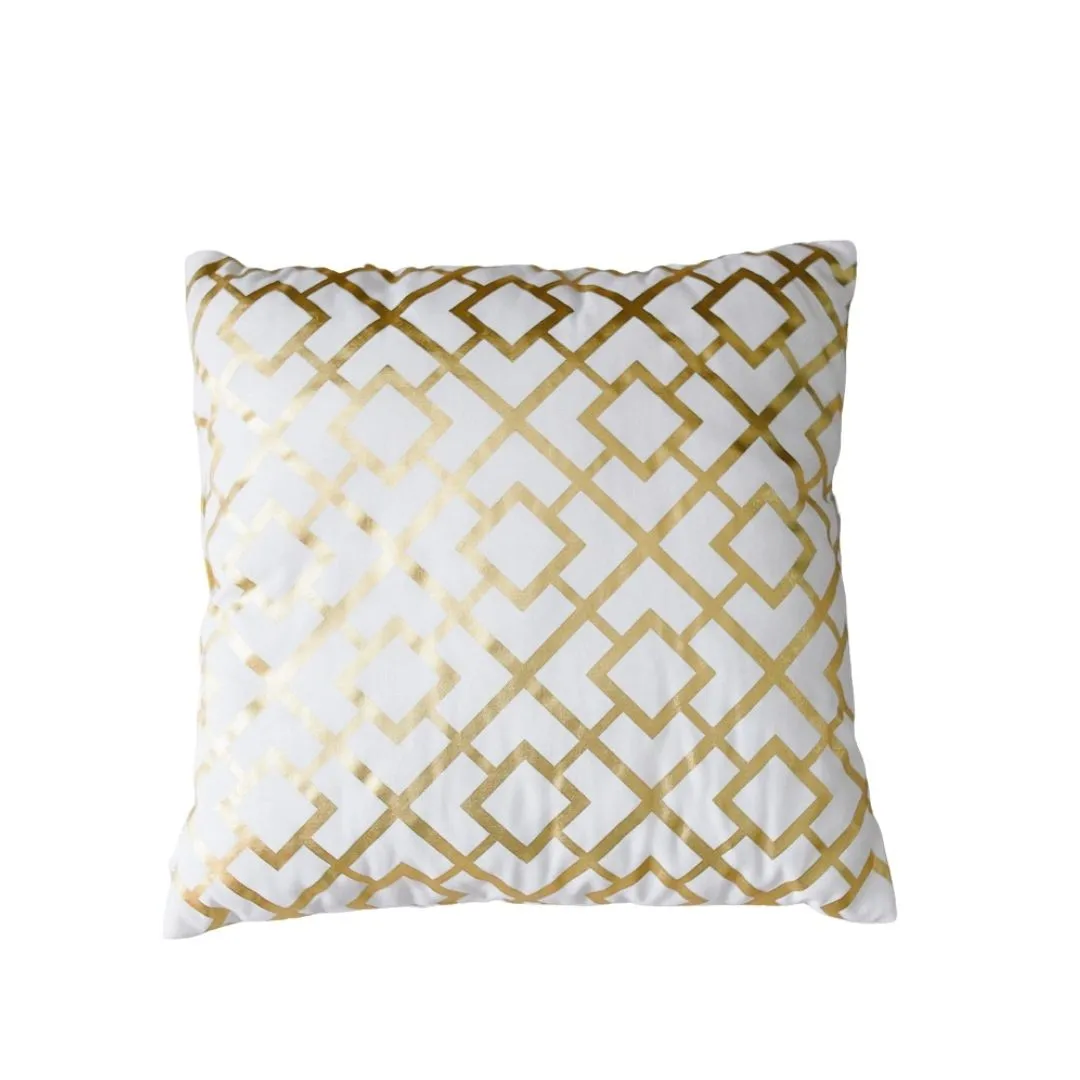 wedding furniture hire metallic gold cushion Gold Coast Wedding