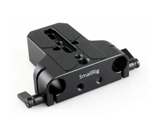SmallRig 1674 Base Plate Suporte p/ Braço Duplo de 15mm c/ Braçadeira