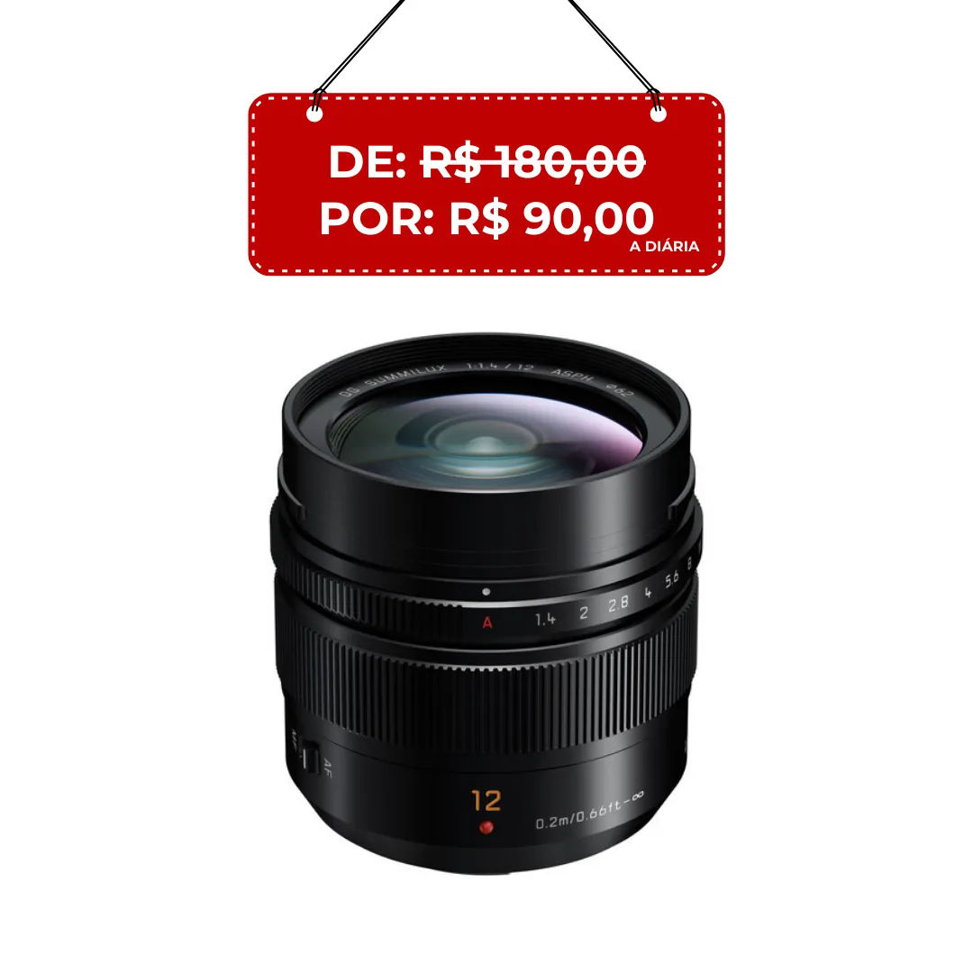 Lente Panasonic Leica DG Summilux 12mm f/1.4 ASPH (MFT)