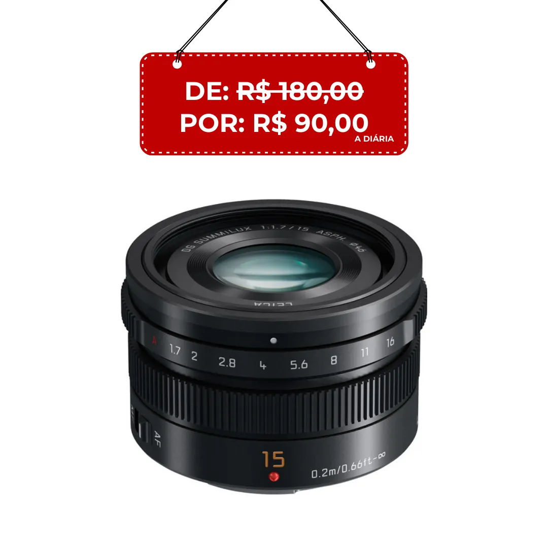 Lente Panasonic Leica DG Summilux 15mm f/1.7 ASPH (MFT)