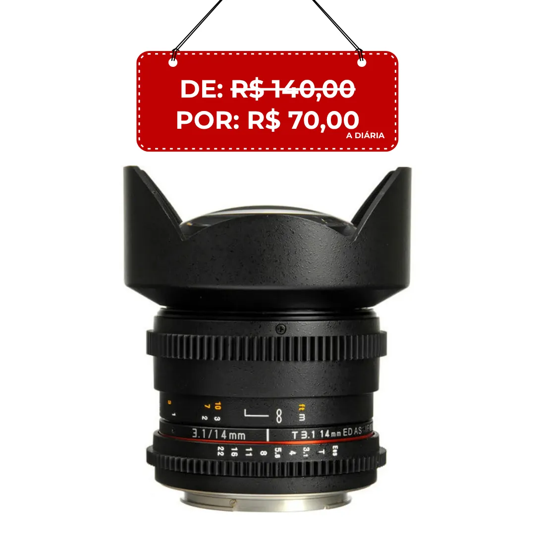 Lente ROKINON 14mm T3.1 Cine DS (CANON EF)