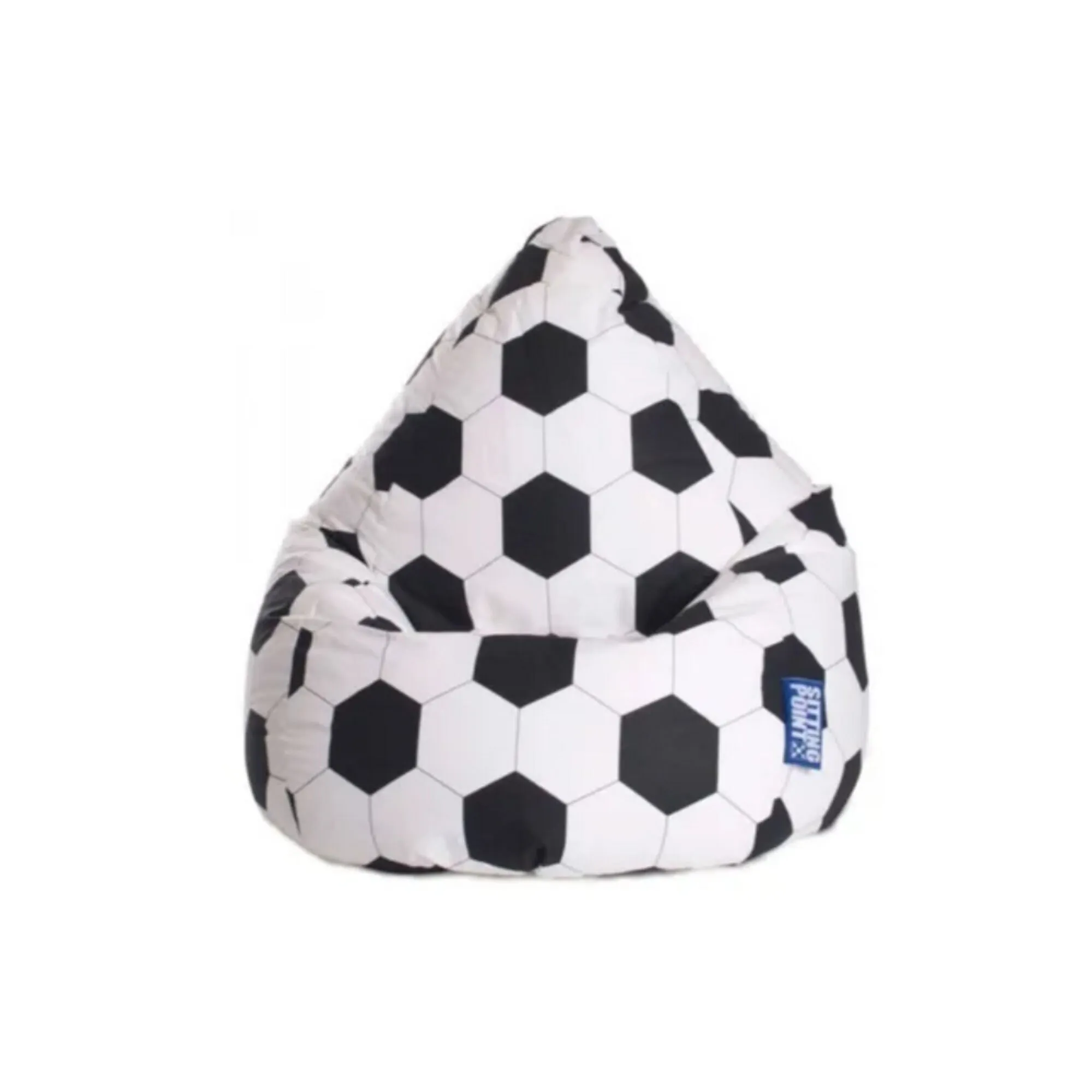 Puff Vaca Sin Relleno – Bean Bag Grande 100x120cm Negro Blanco Para Adultos Y Niños, También Bolsa De Almacenaje