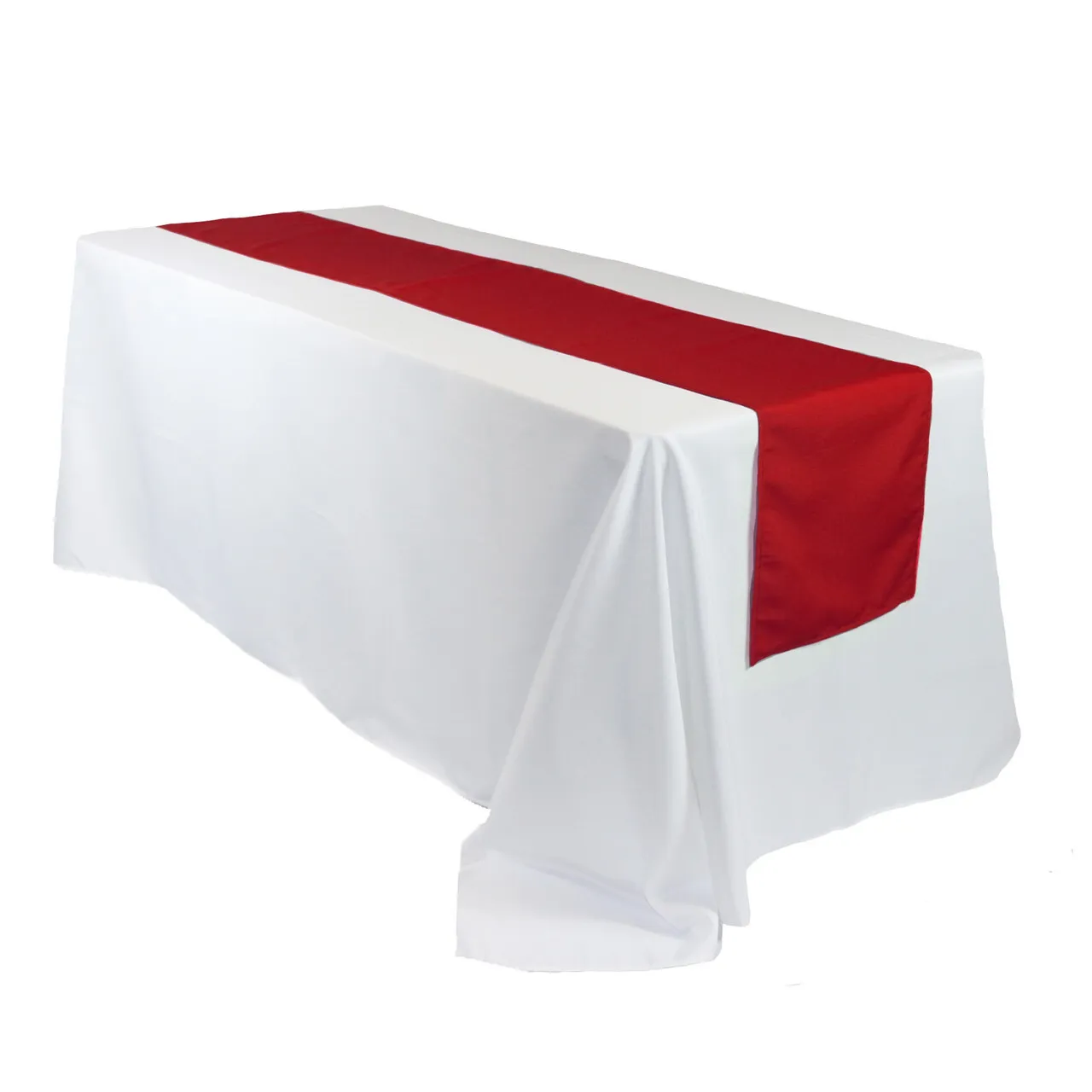 Red Table runner