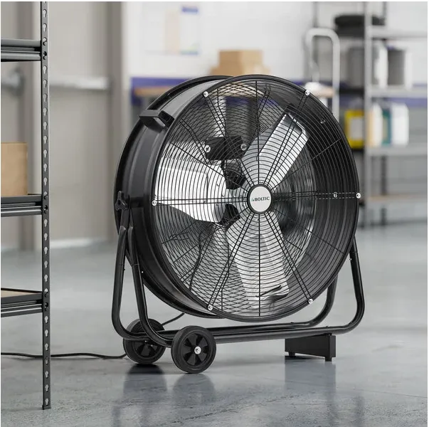 24" Drum Fan Black