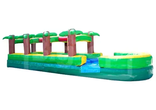  28' Palm Tree Slip-N-Splash <br> L: 28' x W: 08' x H: 07' <br> WET OR DRY