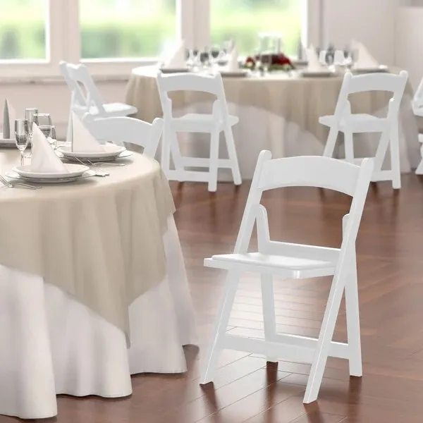 Resin chairs
