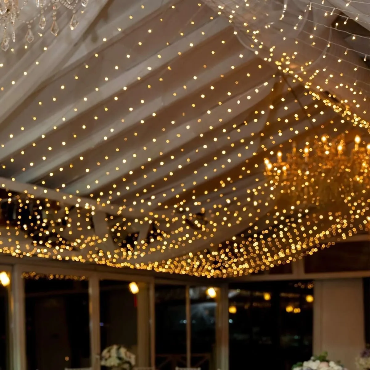 String Light Ceiling