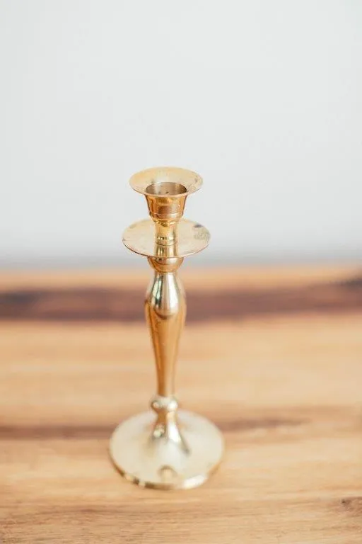 Go008 Gold Candle Stick 20cm