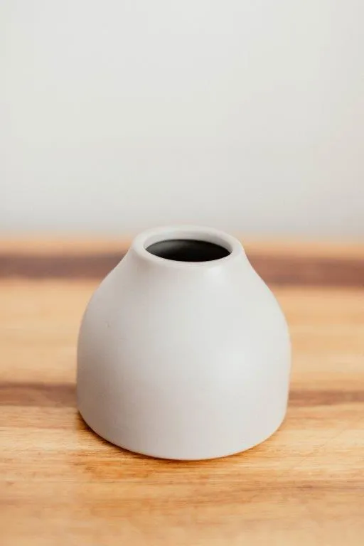 Na002 Beige Dome Ceramic Pot 11cm