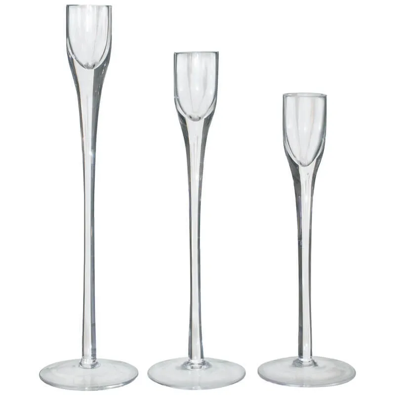 Gl054 Hannah Candlestick 26cm