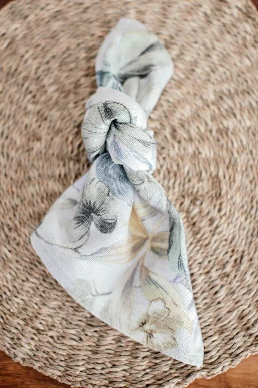 Np016 Flower Print Material Serviette 40x30cm