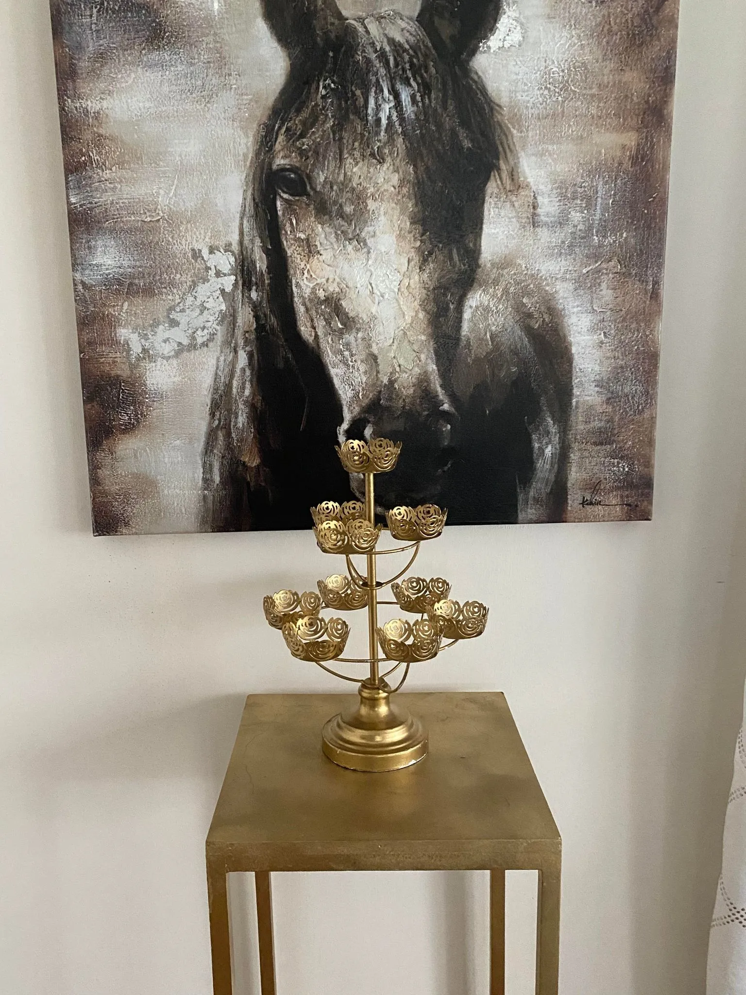 Gold Cupcake Stand 