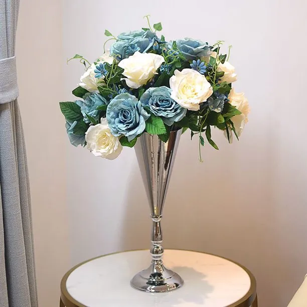 Silver Trumpet Vase 