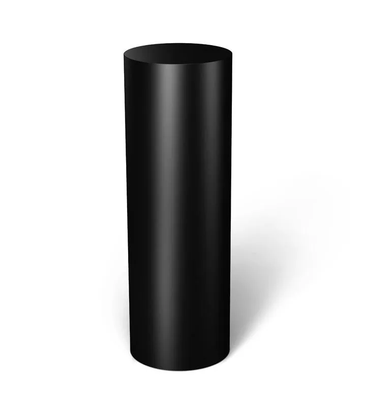 Black Pedestal Cylinder 
