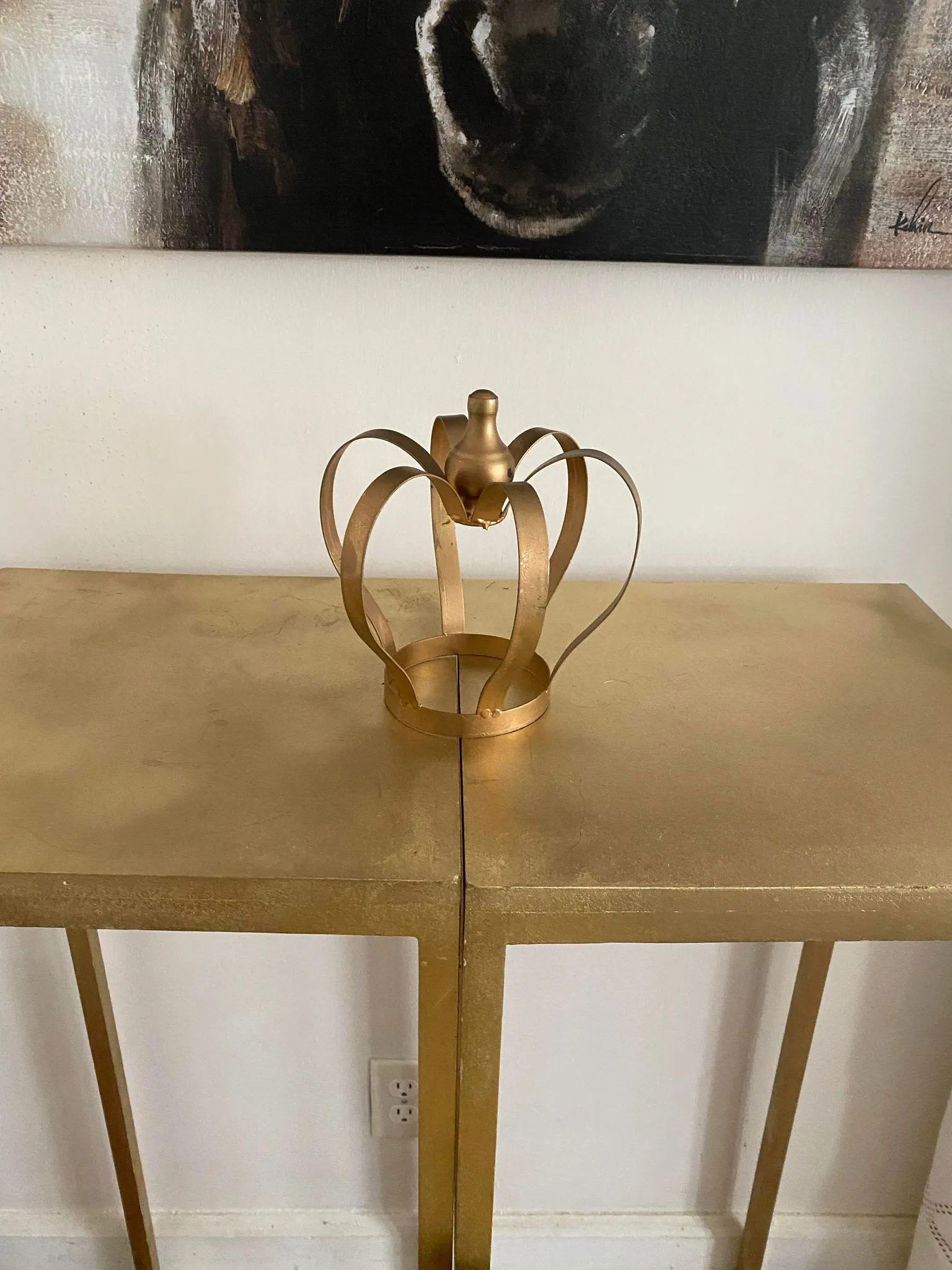 Gold Metal Crown 