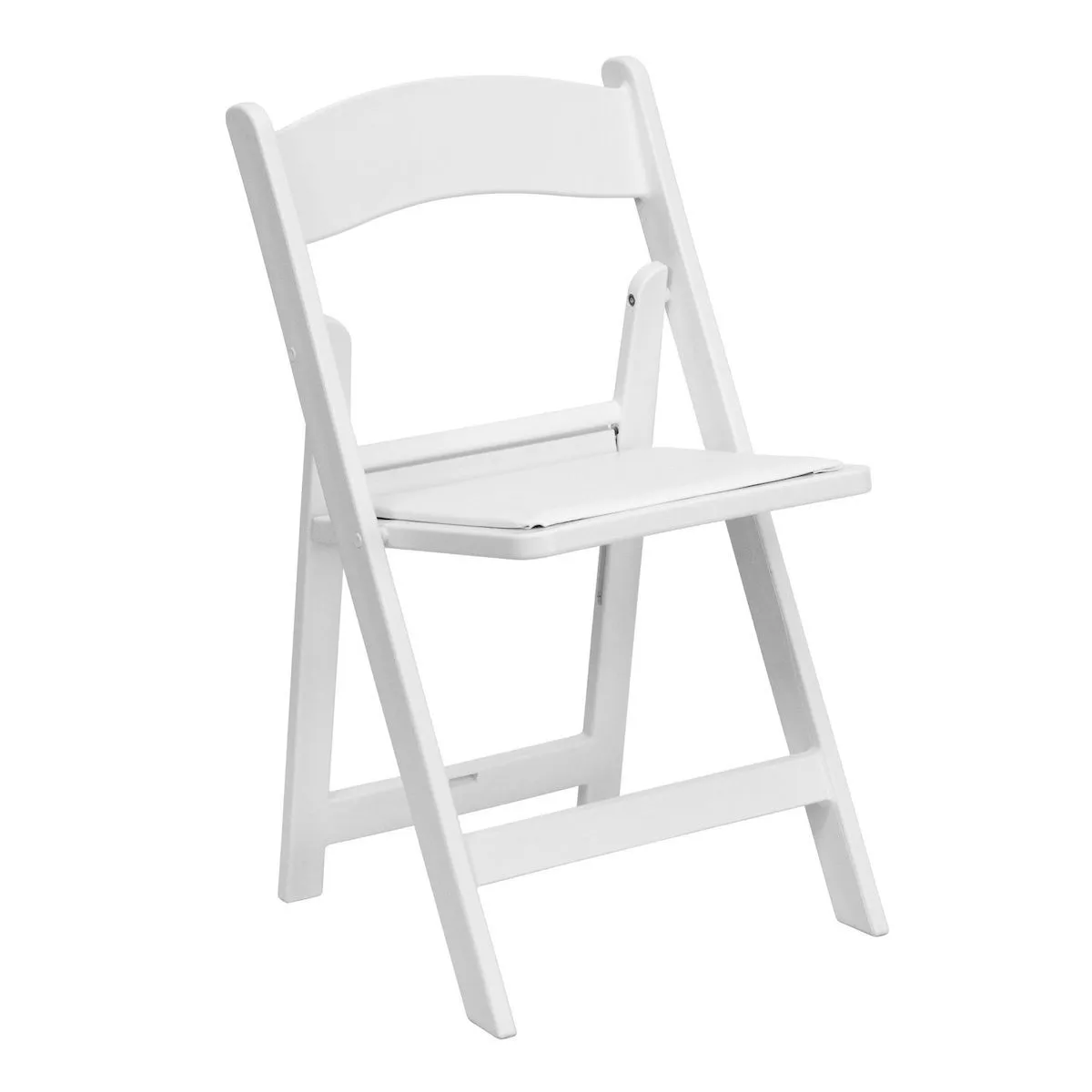 30 White Garden Chairs + 3 Rectangle Tables 8FT