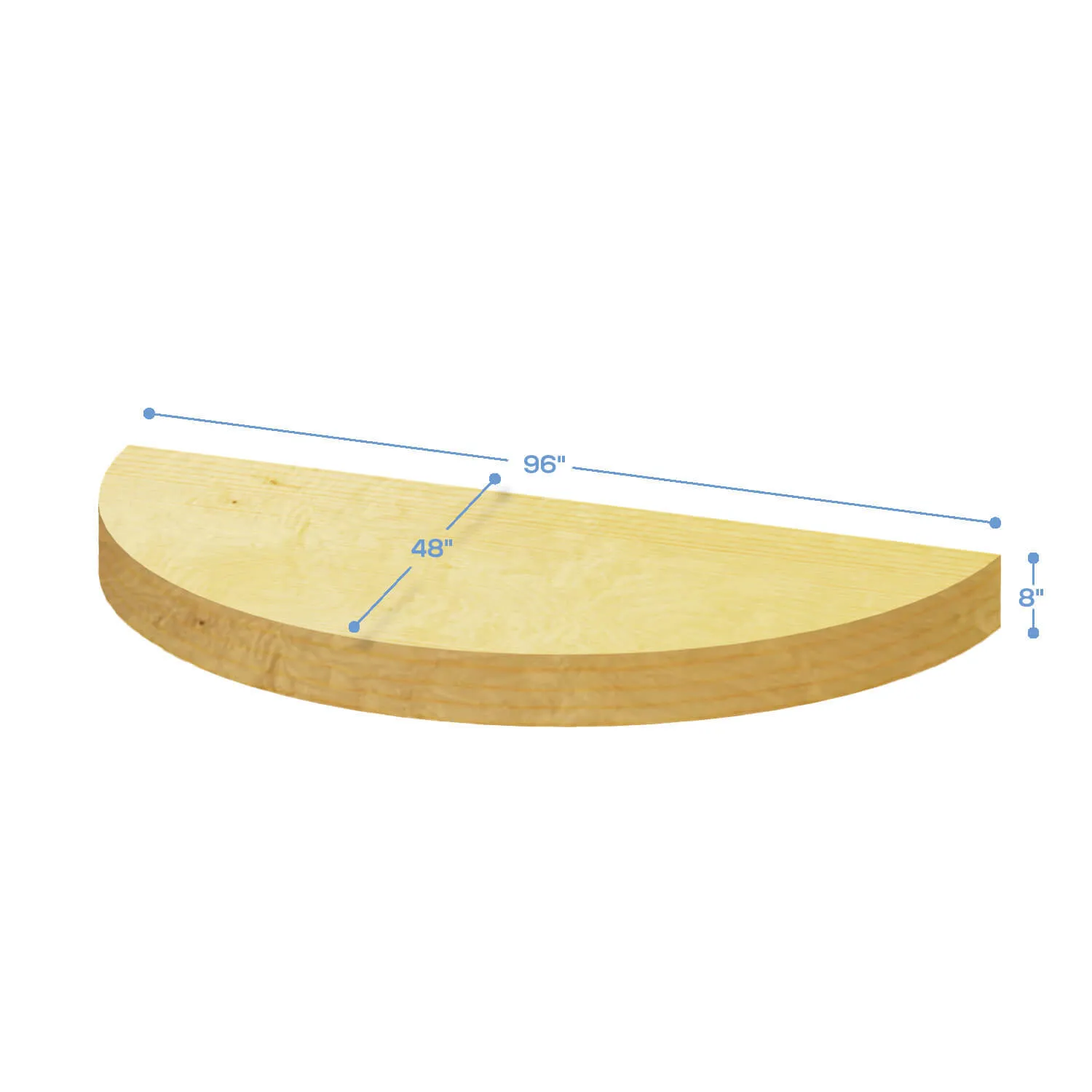 8FT Half Round Stage