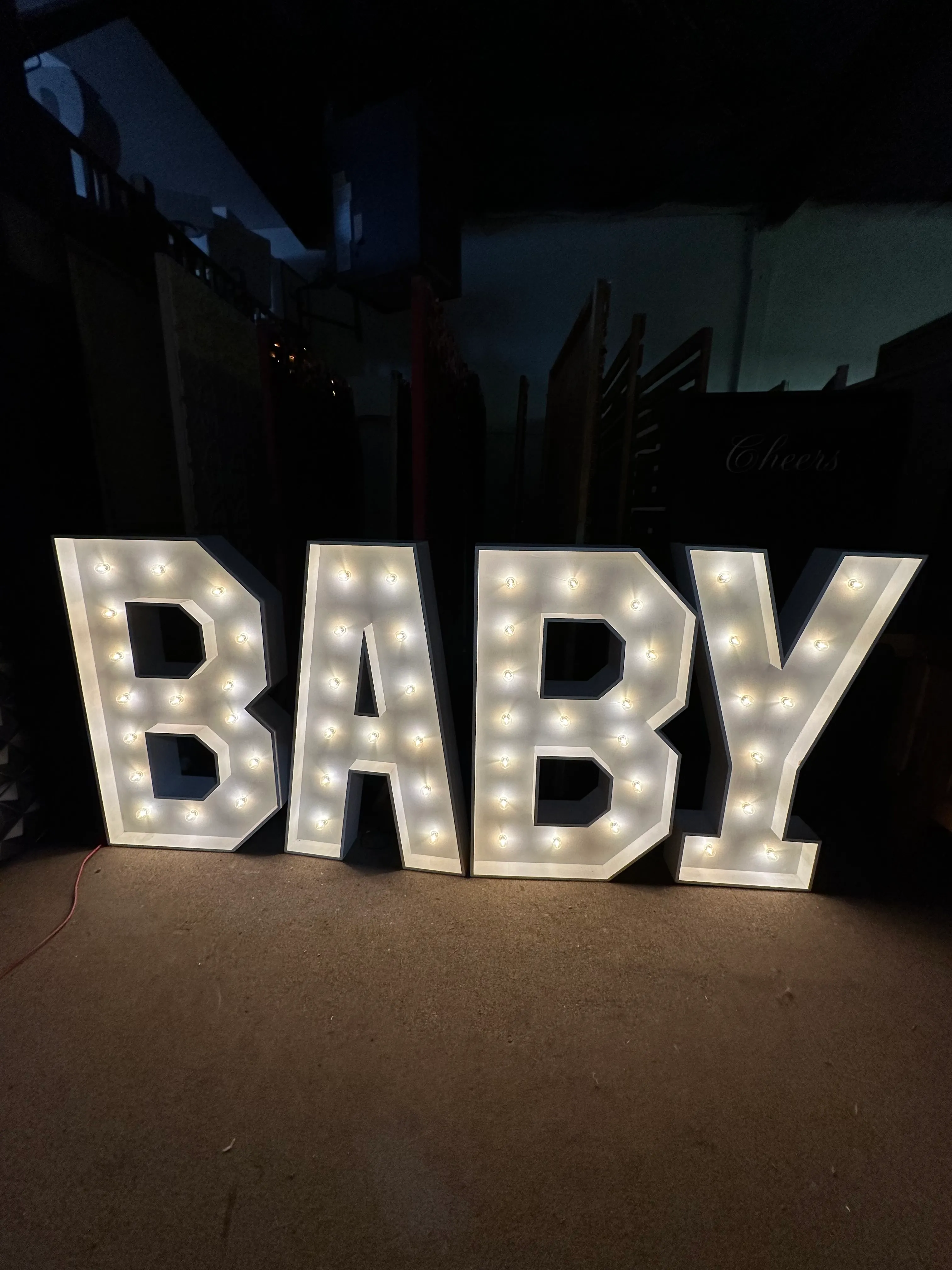 4ft Marquee BABY