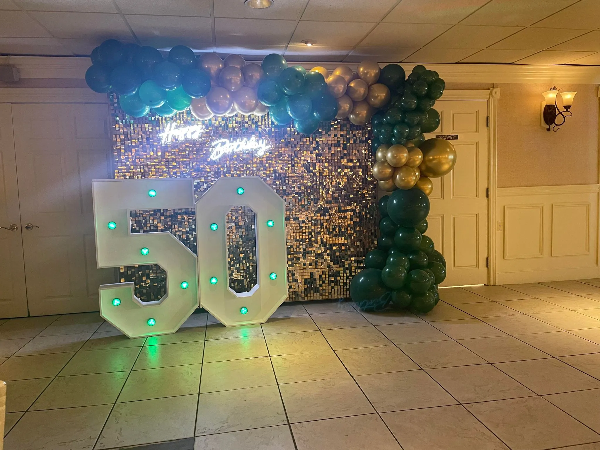 Gold Shimmer Wall 