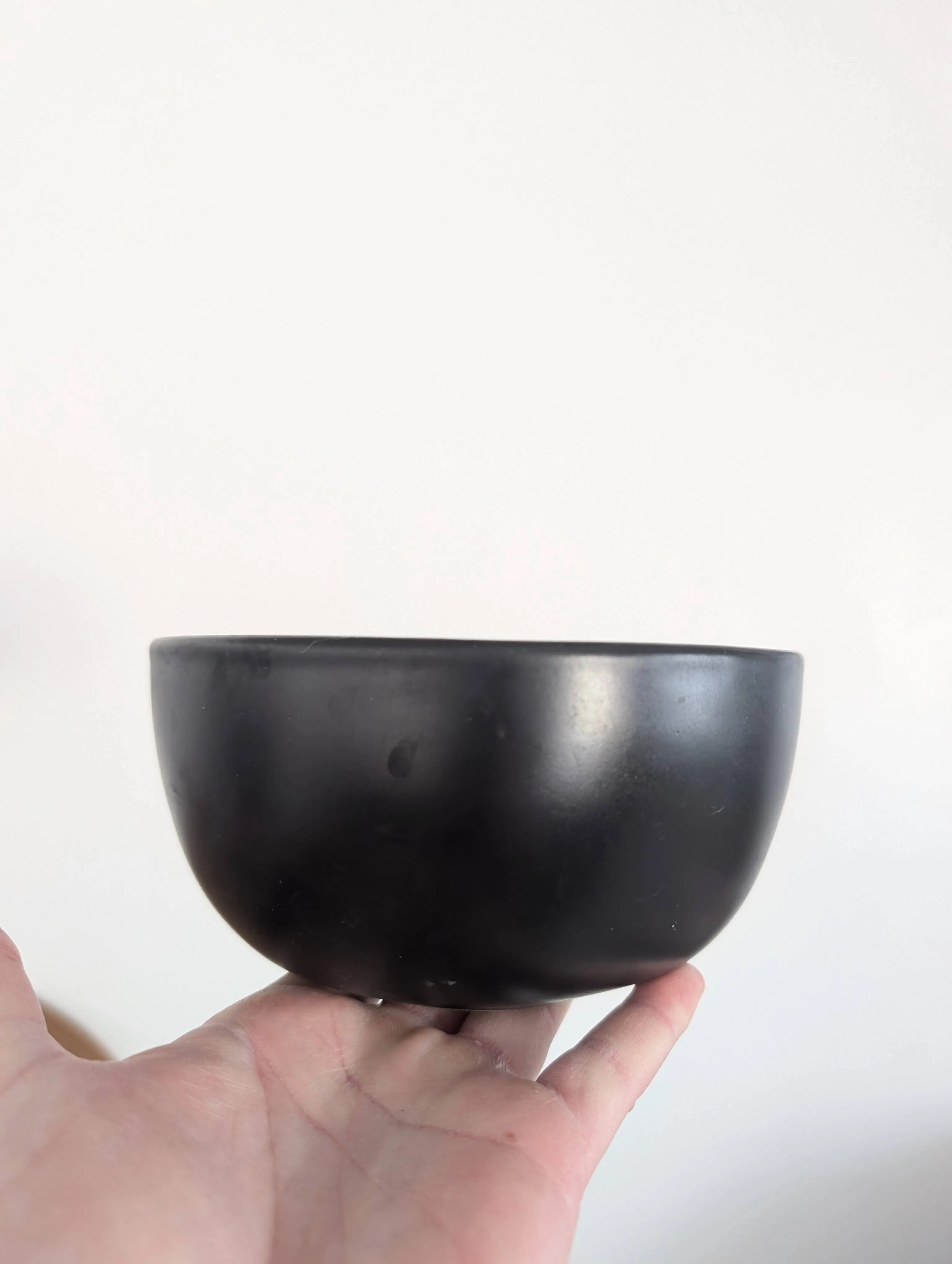 Black Ceramic Bowl