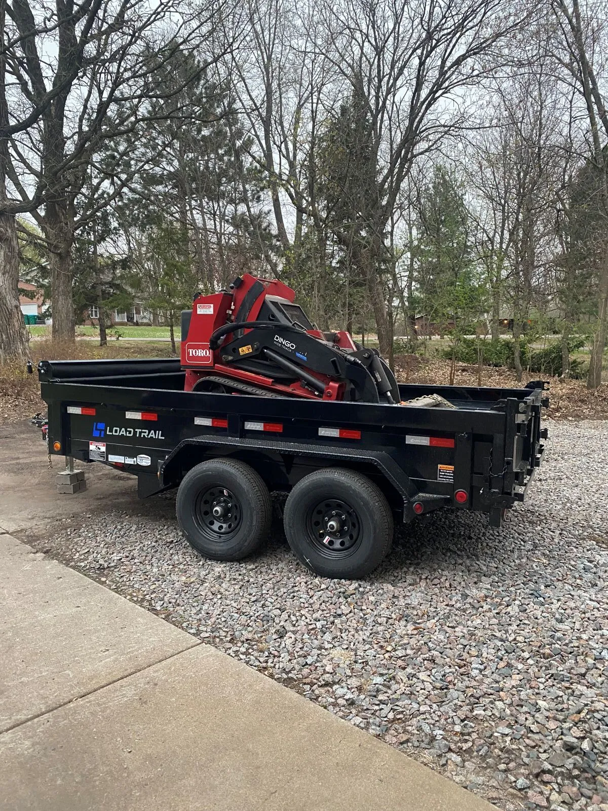 Mini Skid & Dump Trailer