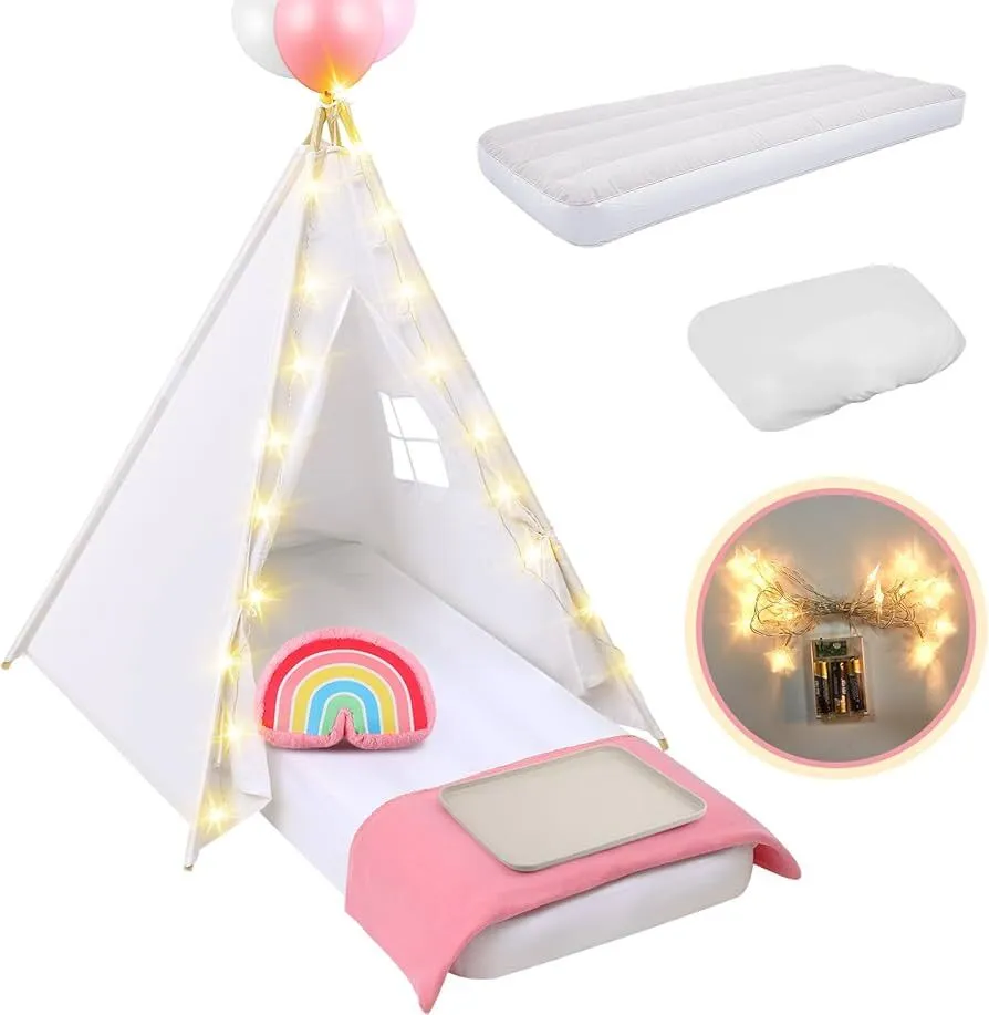 Additional mattress and teepee