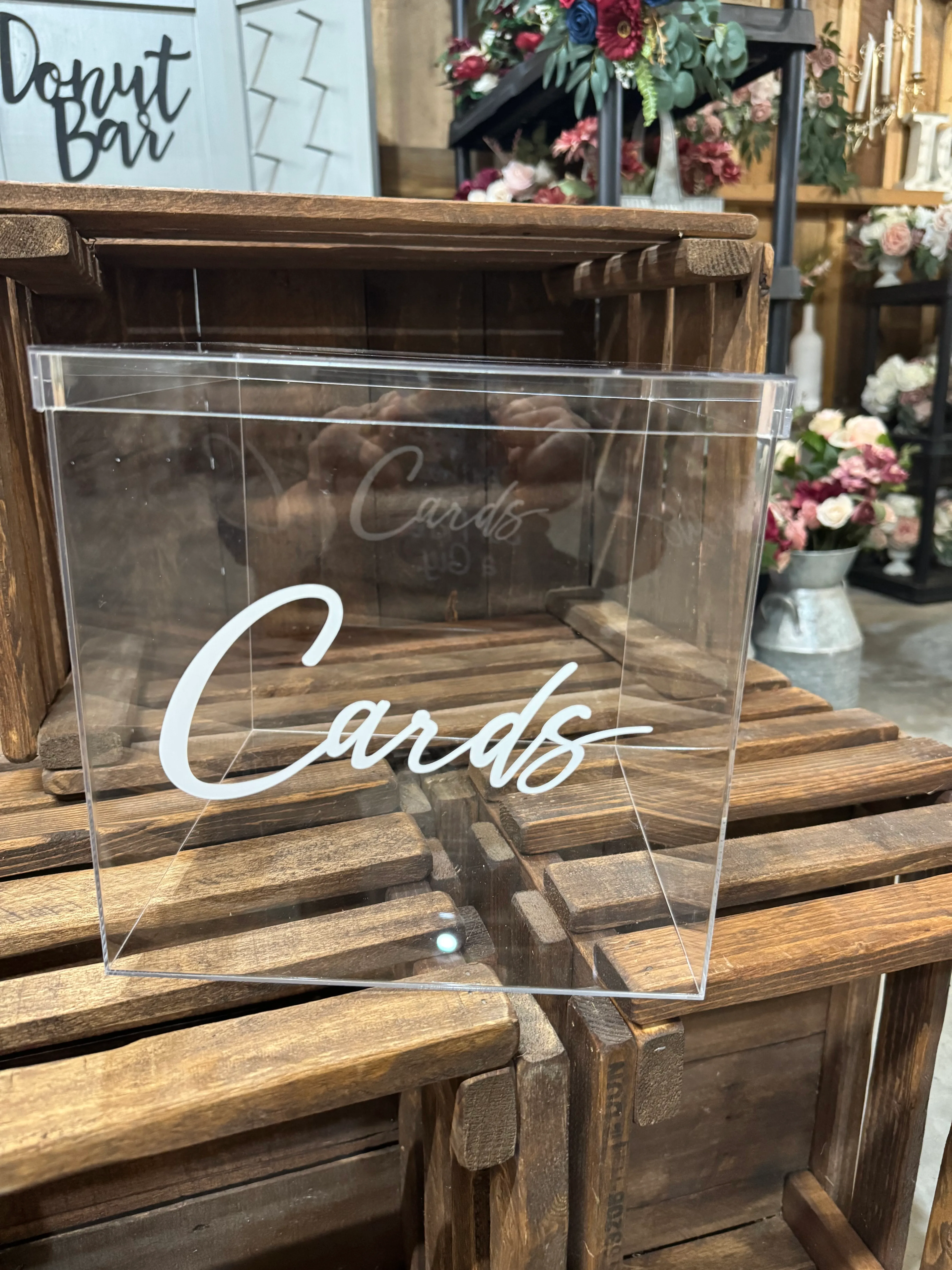 Clear Card Box
