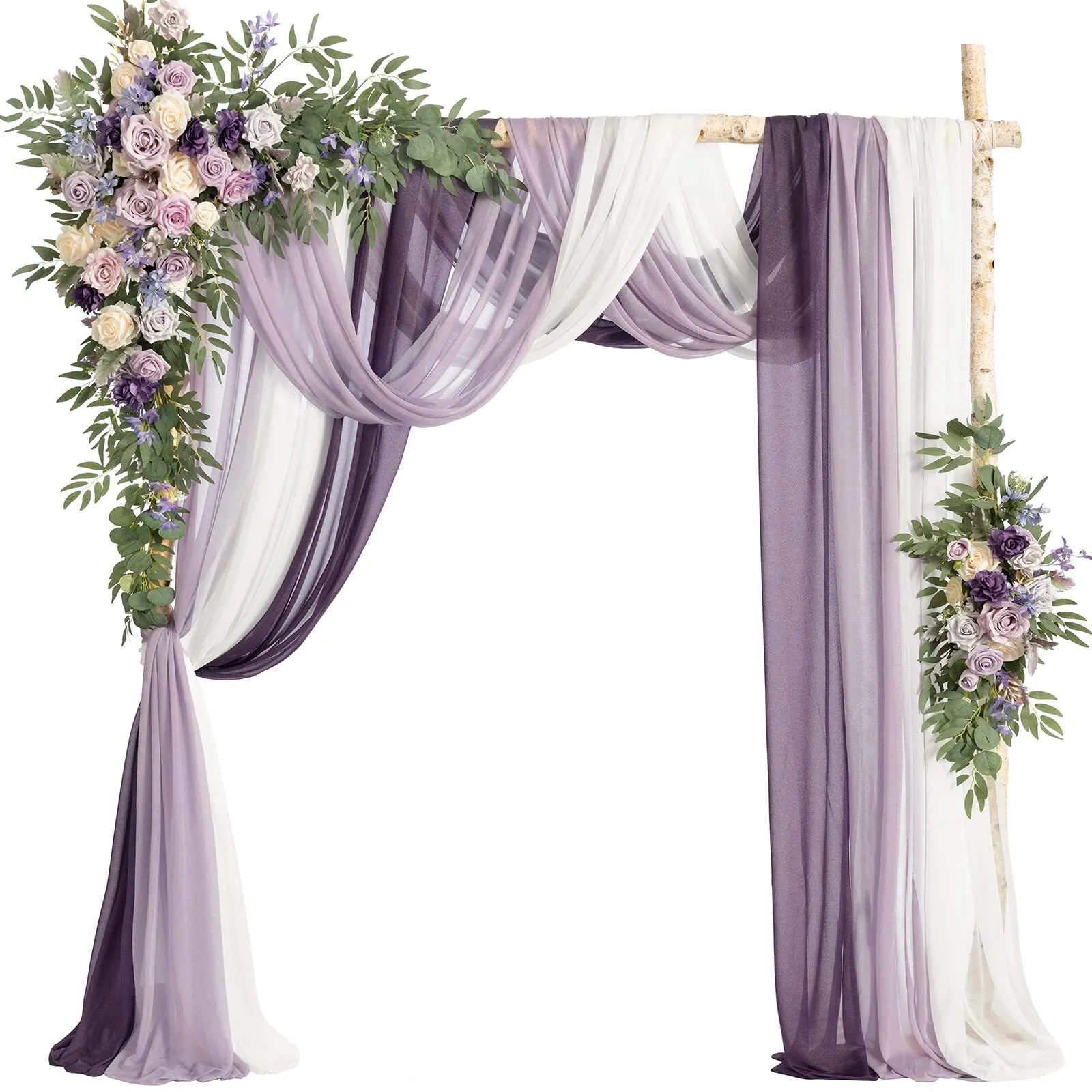 Ling’s Moments Arch Drapery in Purple