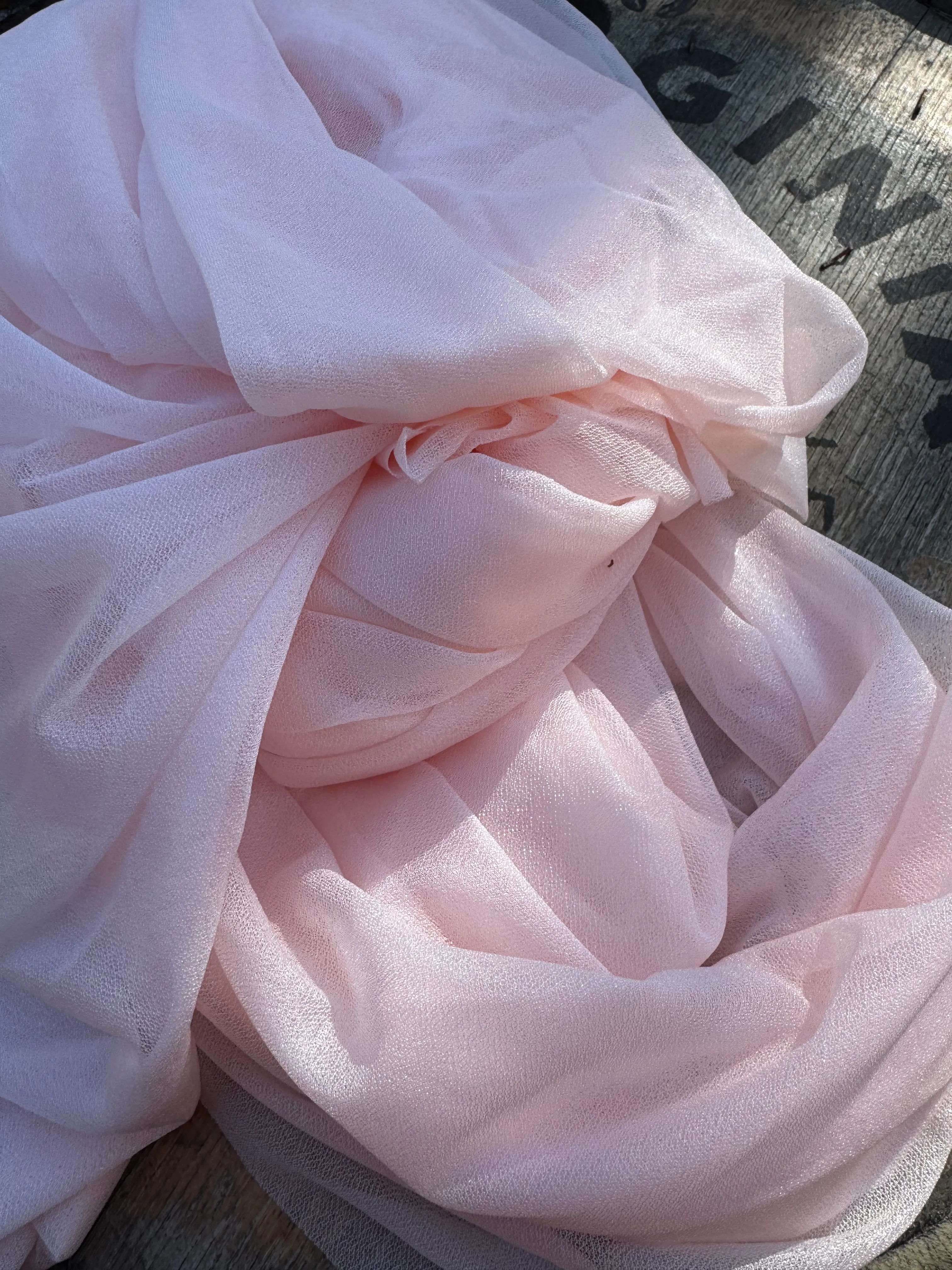 Pale Pink Drapes