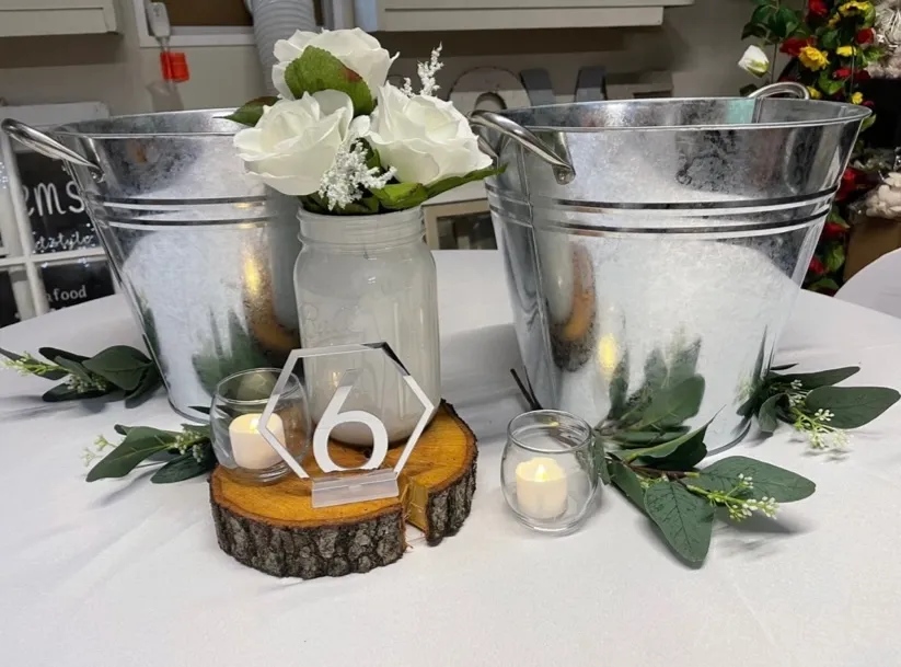 Large Metal Buckets