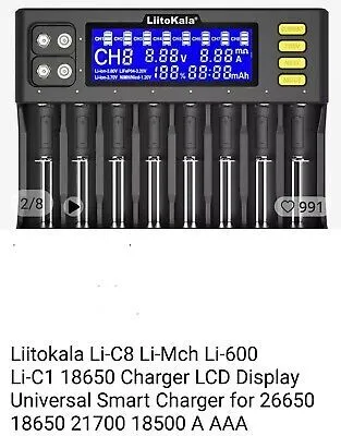 C8 Smart AA Charger