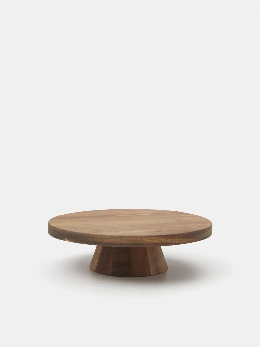 WOOD 24,5 cm cake stand