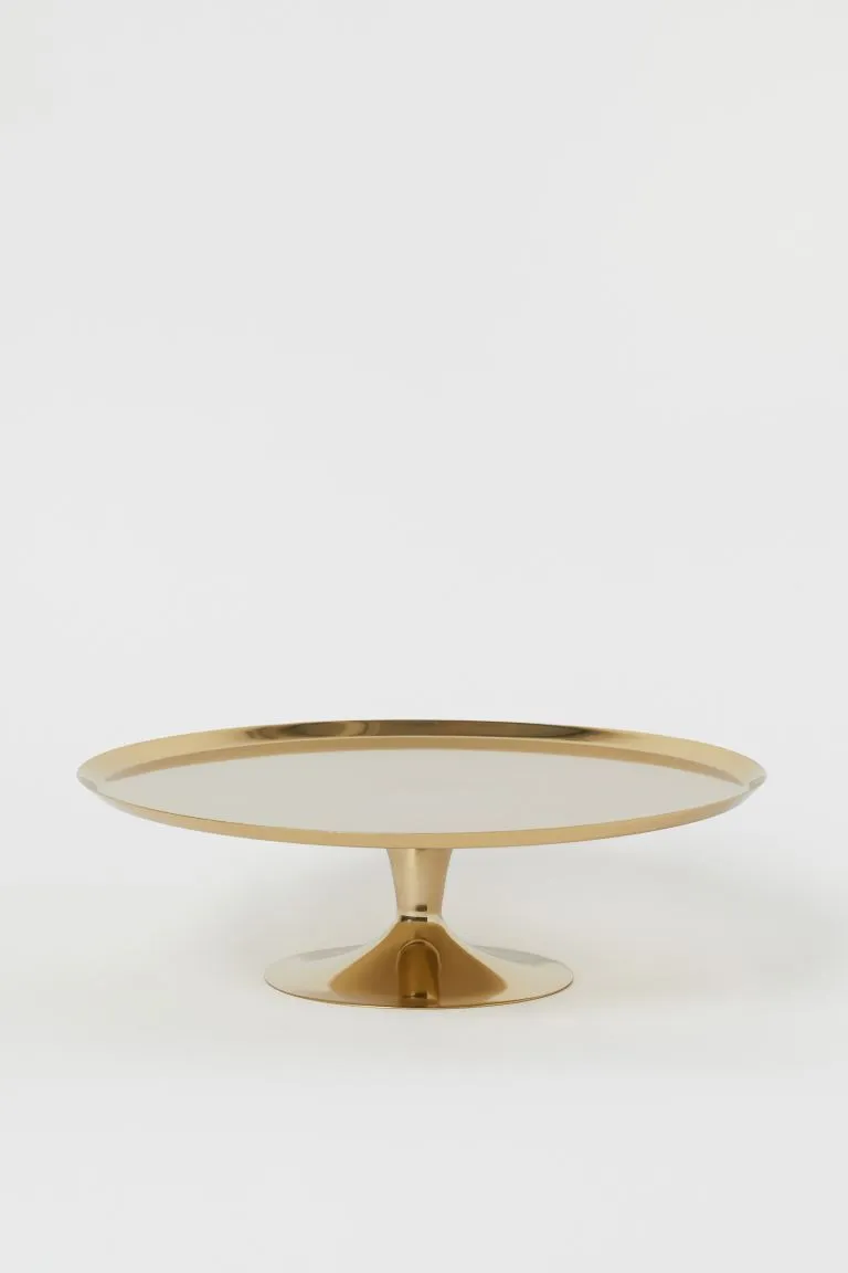 GOLD 24 cm cake stand