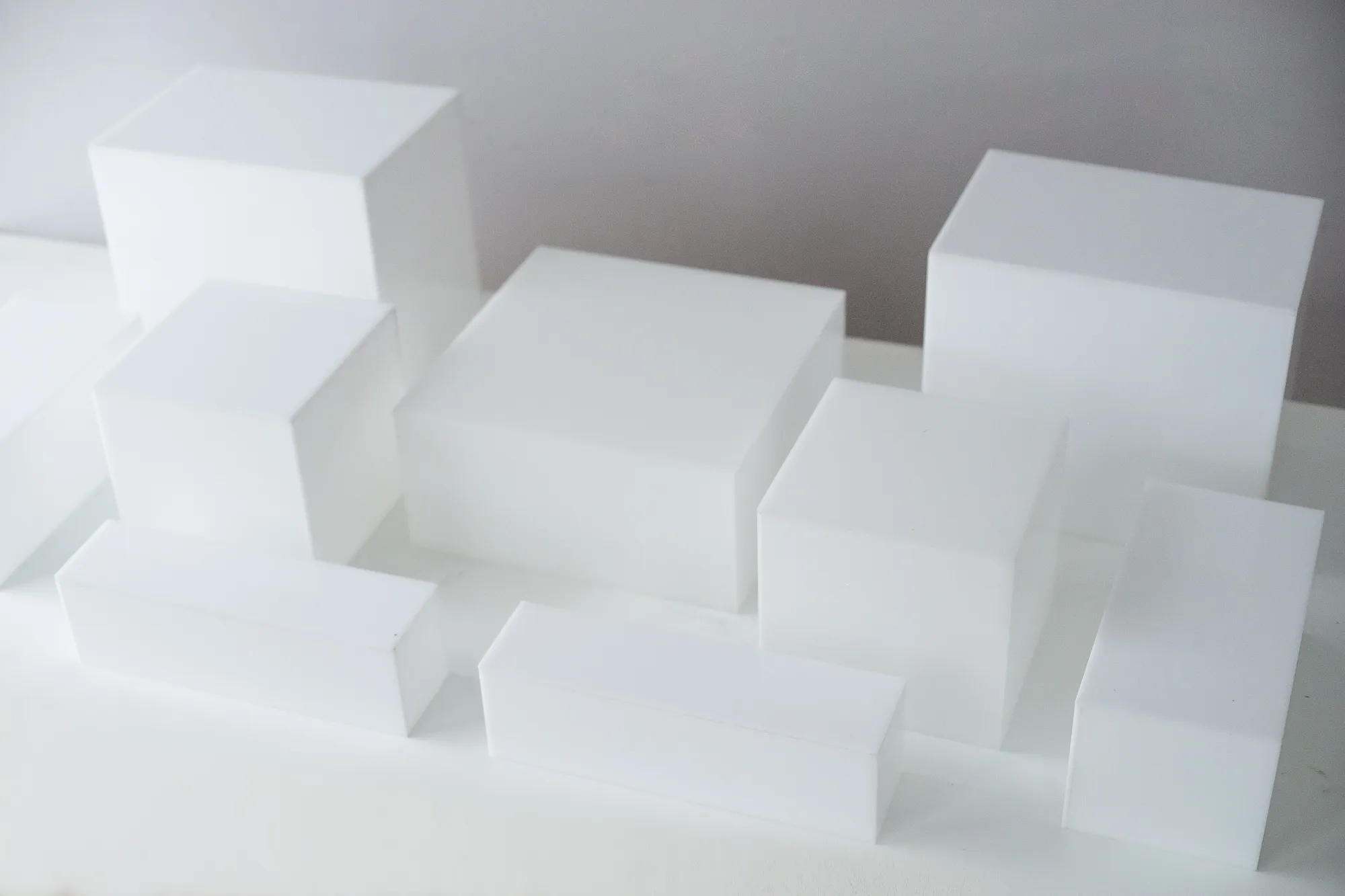 WHITE B dessert set