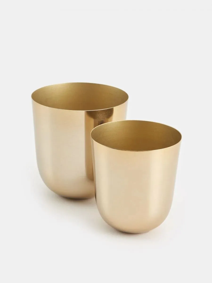 GOLD vase E 13 cm