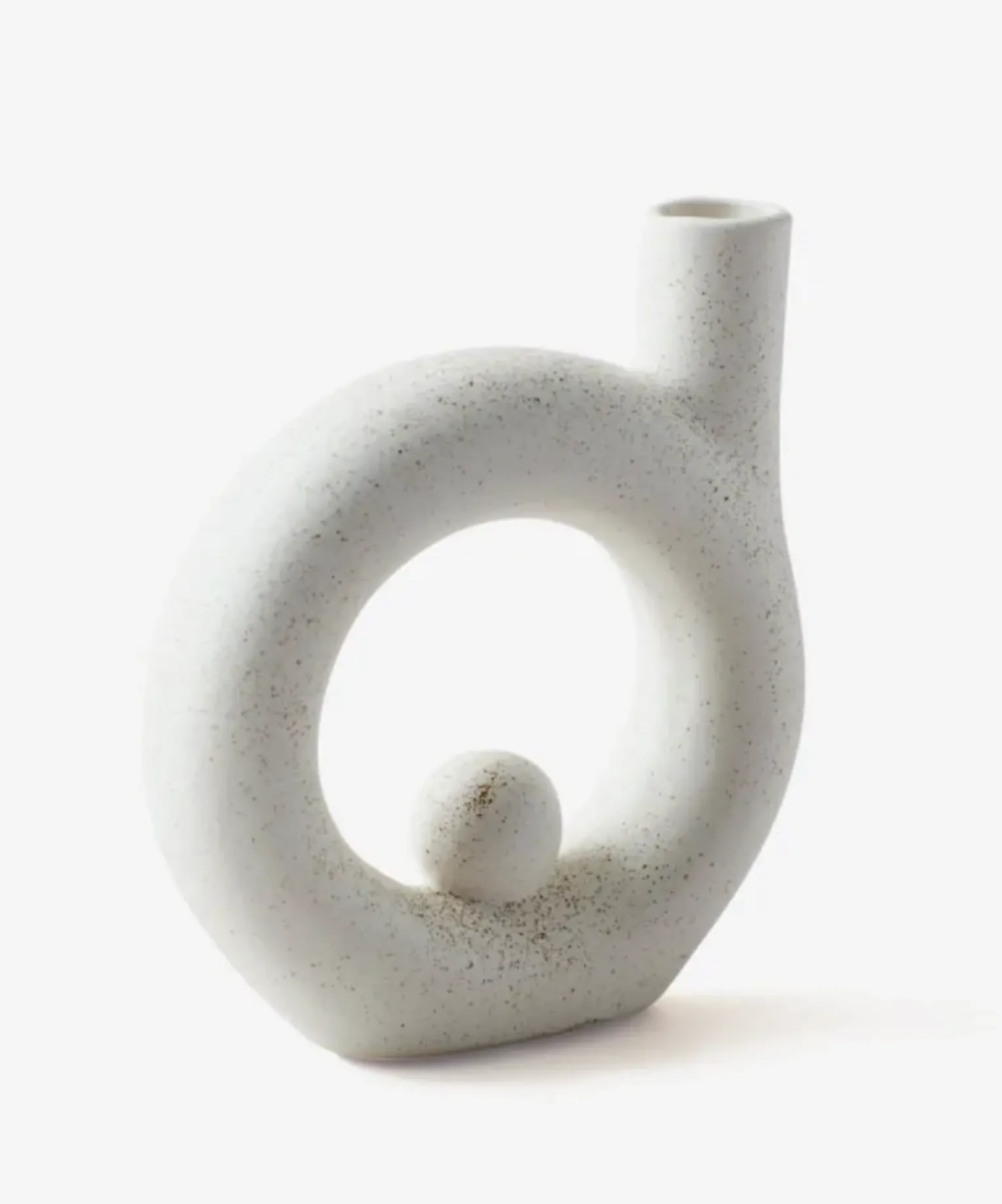 BOHO WHITE vase A