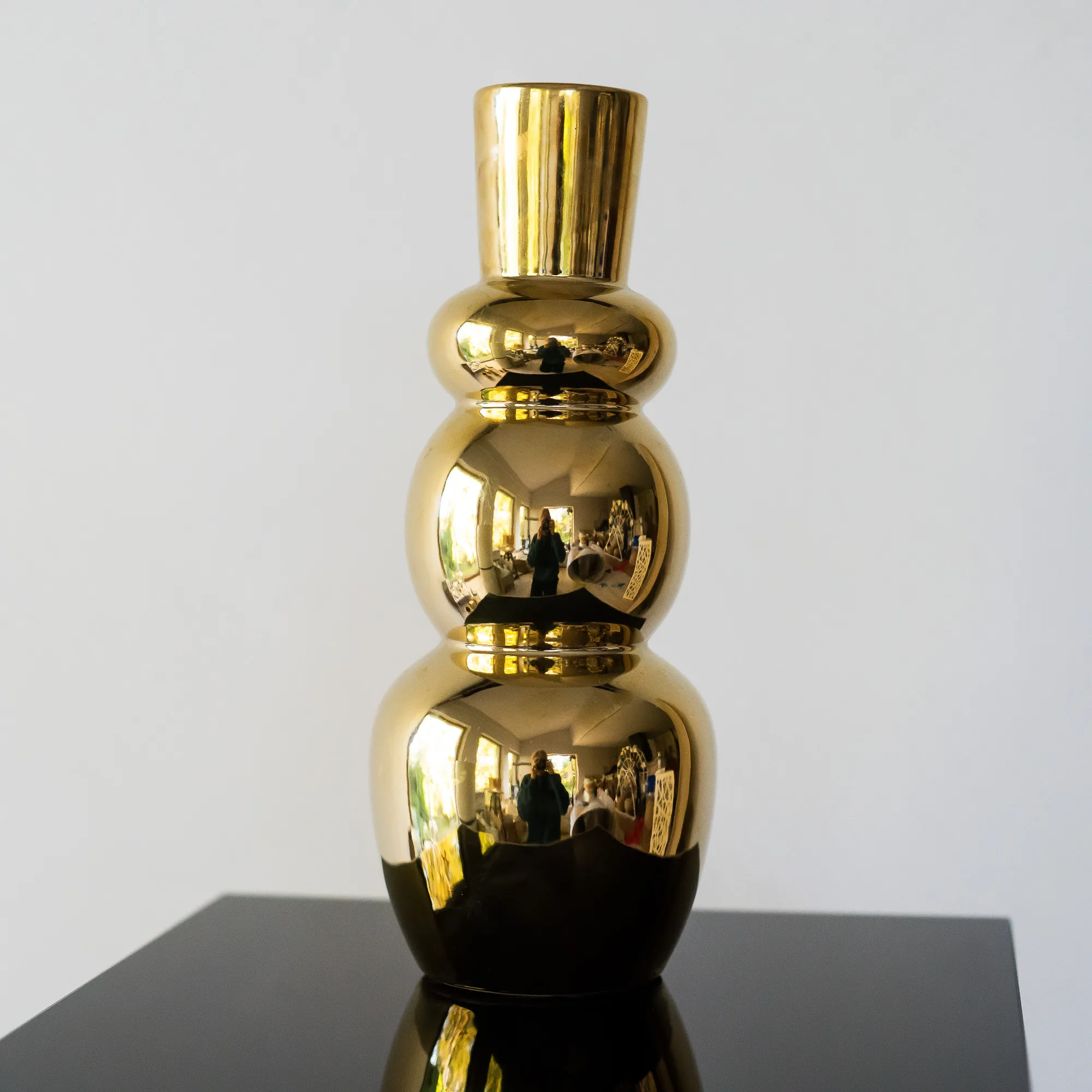 GOLD vase A 30 cm