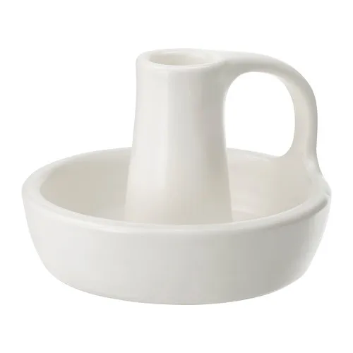 6 x BOHO WHITE candle holder A