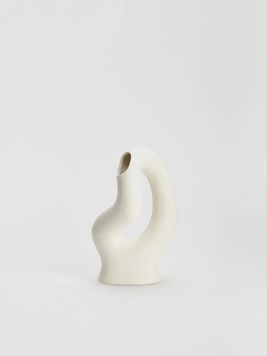 BOHO WHITE vase E