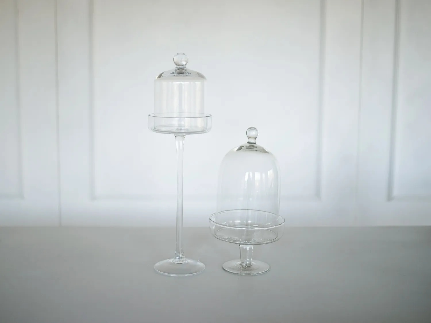 GLASS DOME H30 cm dessert stand