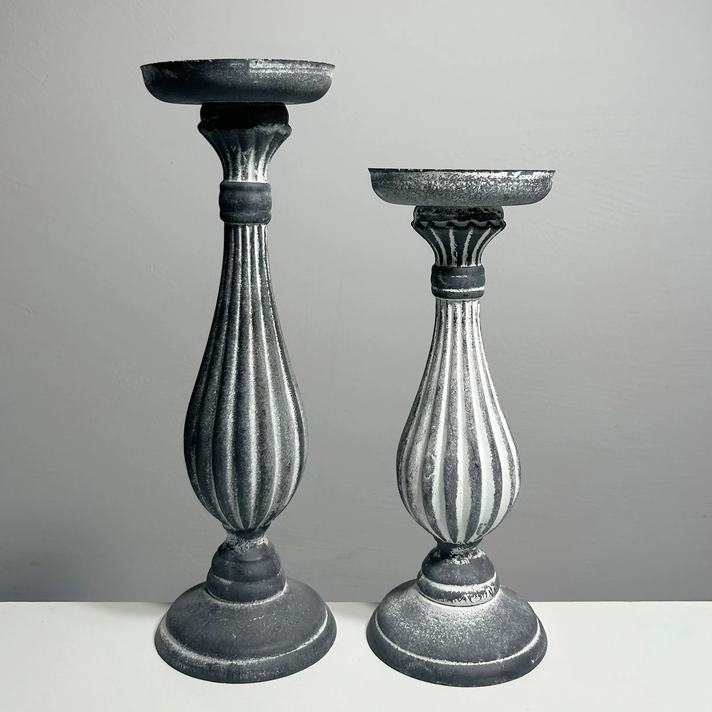CLASSIC GREY candle holder 27 cm