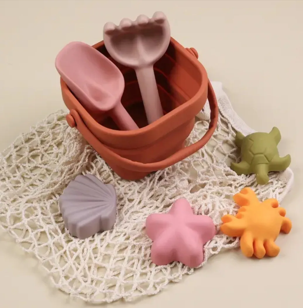 Silicone Beach Bucket Set