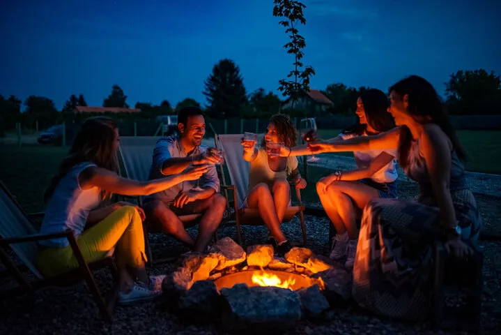 Outdoor Propane Gas Fire Pit