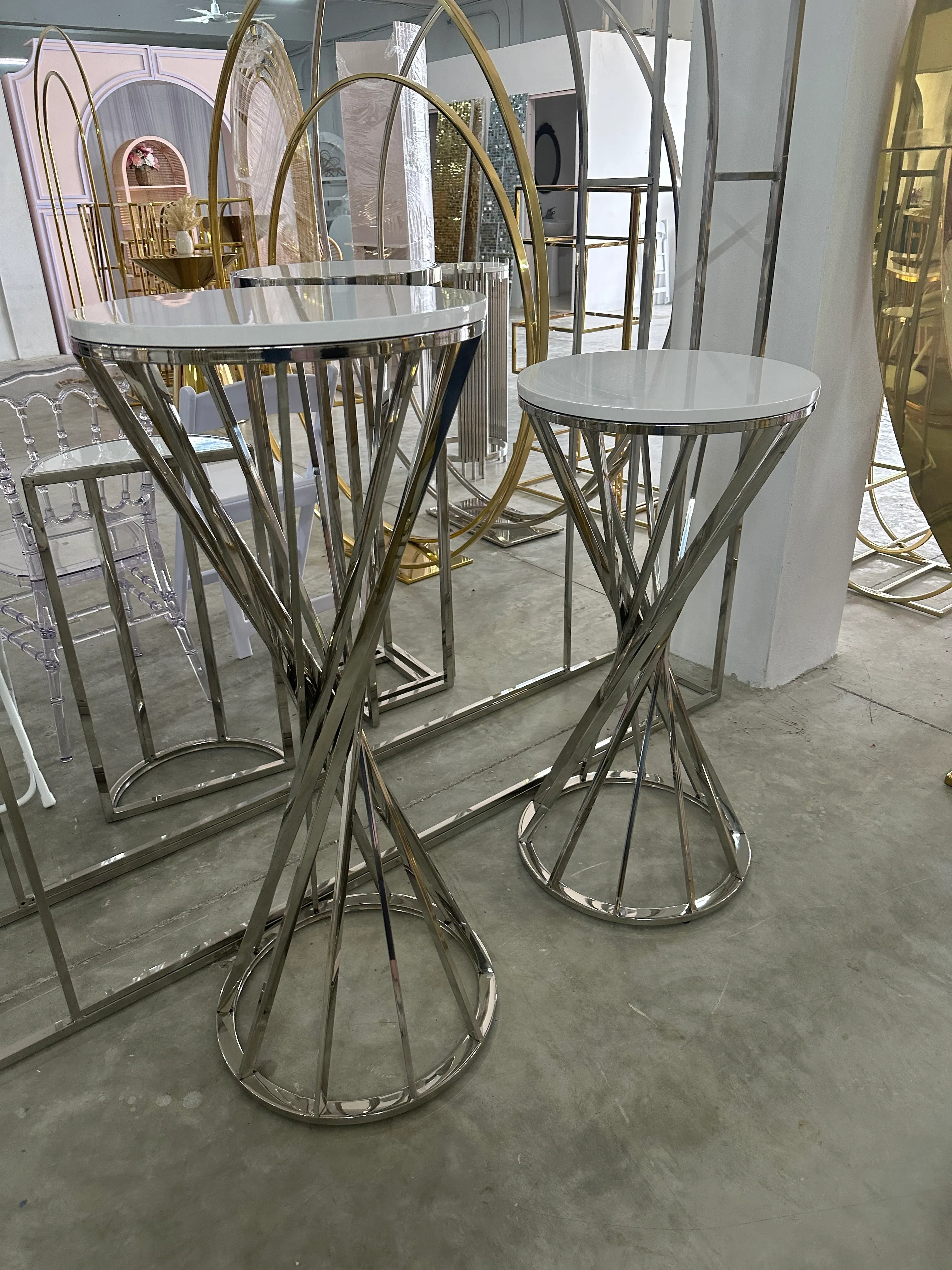 Mesa Gretta mediana 3' silver